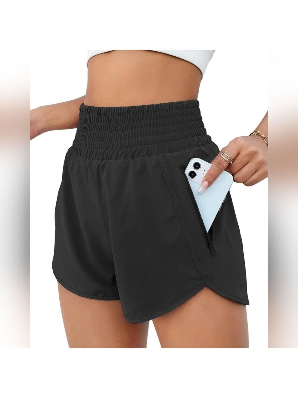 Women's Athletic Shorts High Waisted Running Short